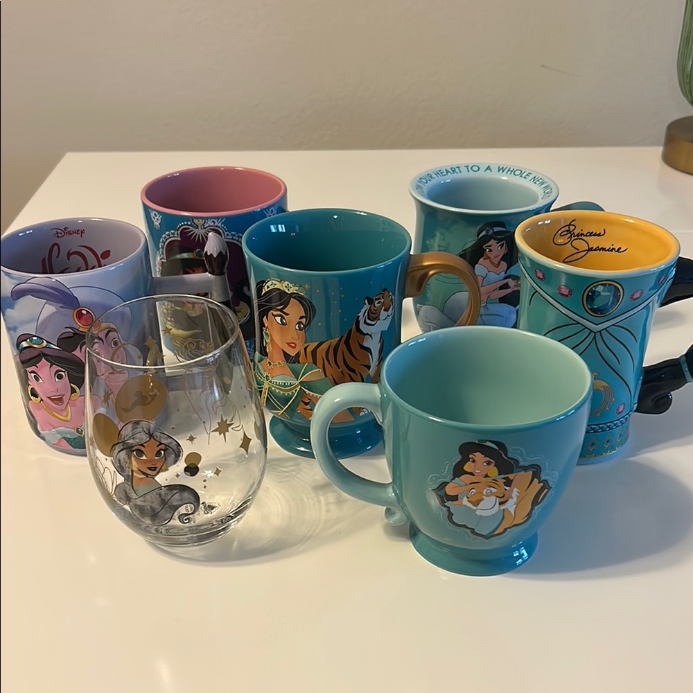 Disney Princess Jasmine Mug and Glass Collection